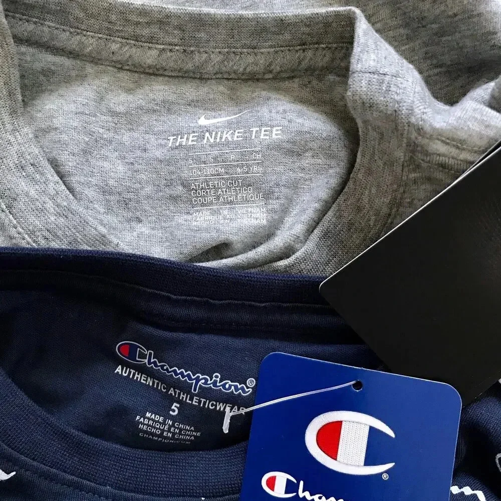 Nike and Champion NWT Shirt Bundle for Boys 5